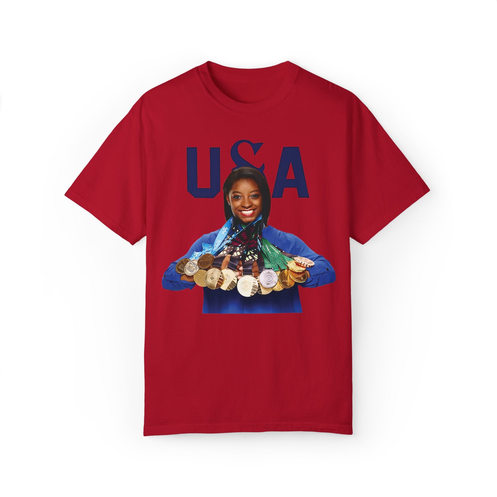 Snoop Dogg Simone Biles Olympics Paris 2024 Shirt Red