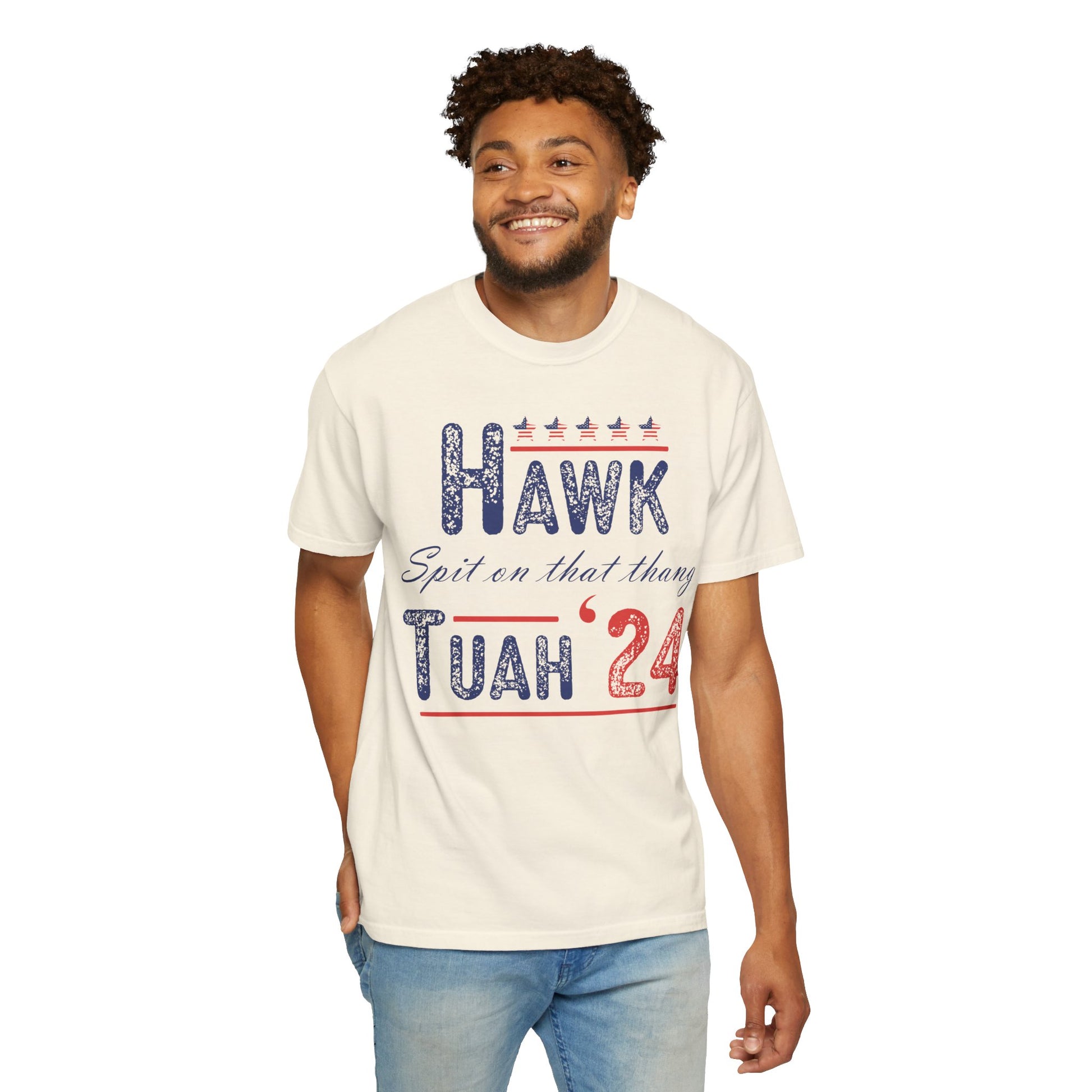 Hawk Tuah 24 Funny Saying Shirt - Spit On That Thang Girl Tee