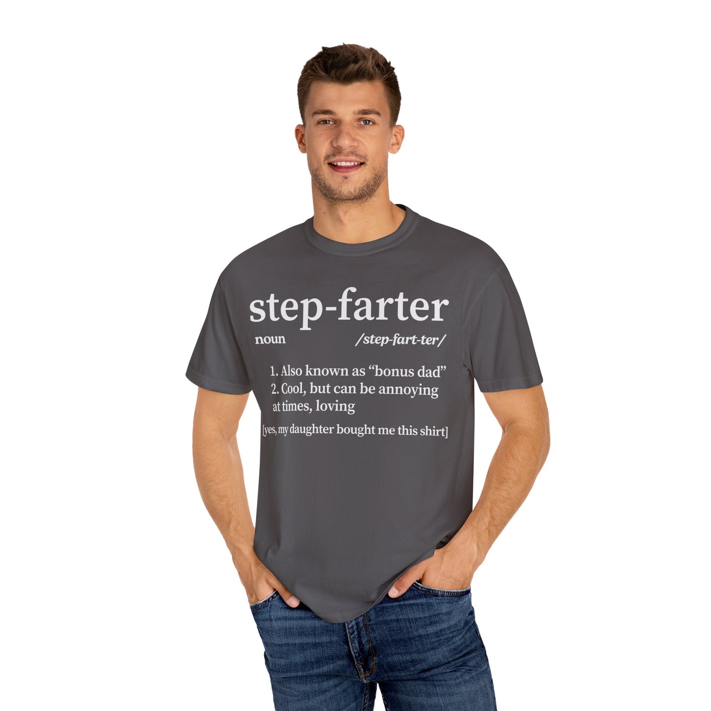 Funny Step Dad Definition Step Farter T-shirt