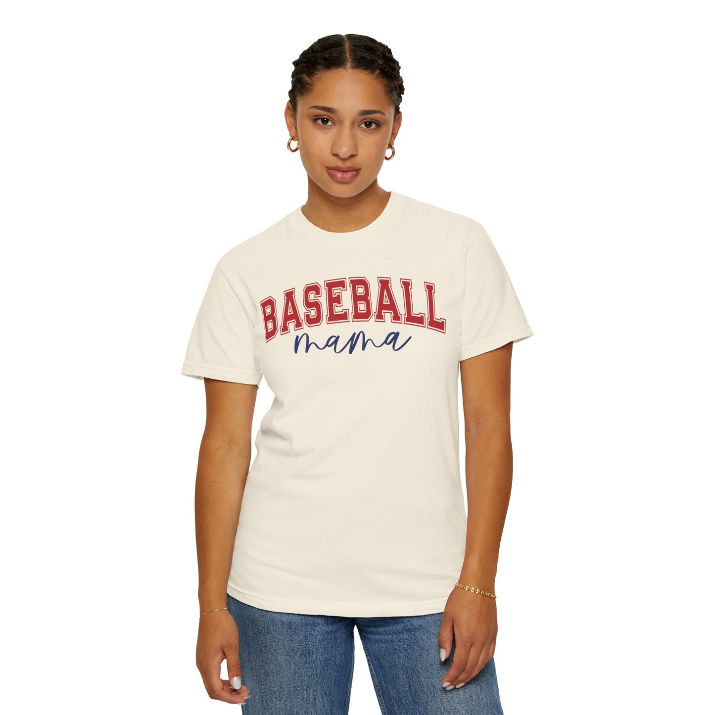 Baseball Mama Comfort Colors T-Shirt - Sports Mom Graphic Tee