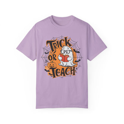 Teacher Halloween Shirt - Trick Or Teach Shirt Orchid