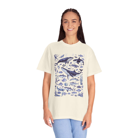 Vintage 90s Tattoo Sea Animal Tshirt