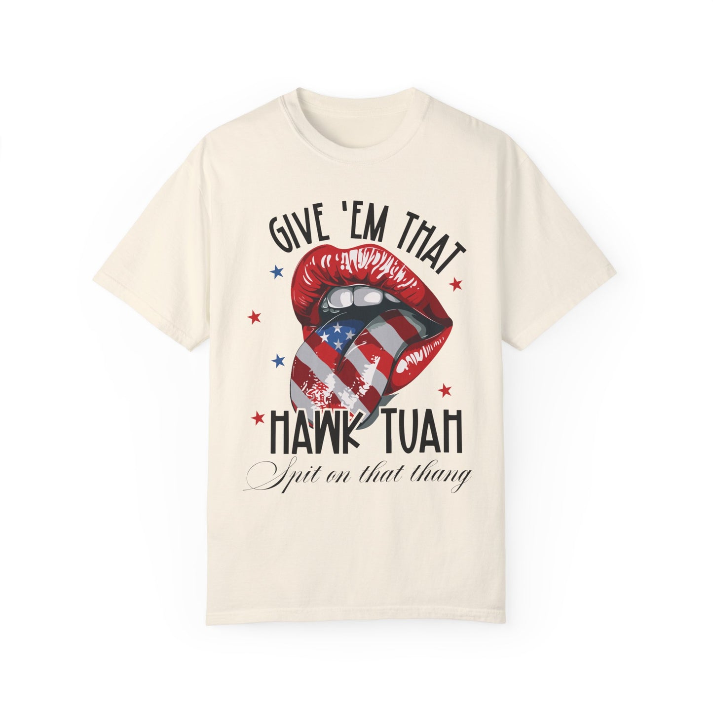 Retro Give Em That Hawk Tuah Shirt Ivory