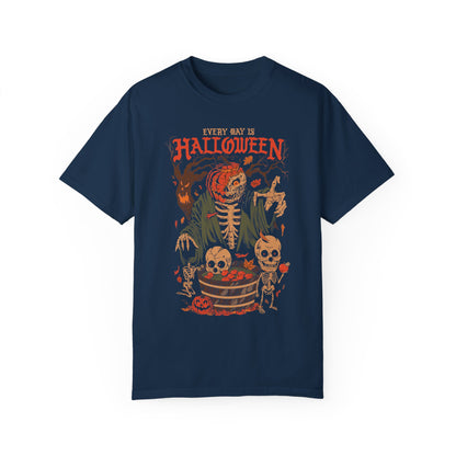 Retro Halloween Fall Shirt, Long Live Halloween, Vintage Halloween Shirt True Navy