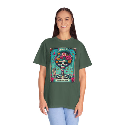 Floral Mama Tour Skeleton Tarot Card Shirt