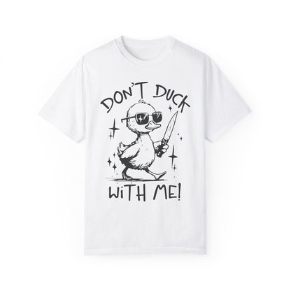 Comfort Colors Funny Duck Shirt White