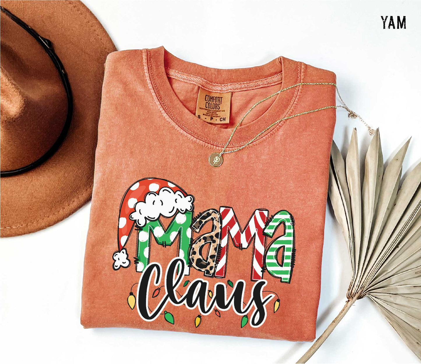 Mama Claus Shirt , Christmas Gift Mama Claus T-Shirt, Mother Tee, Christmas Mom 's Gift