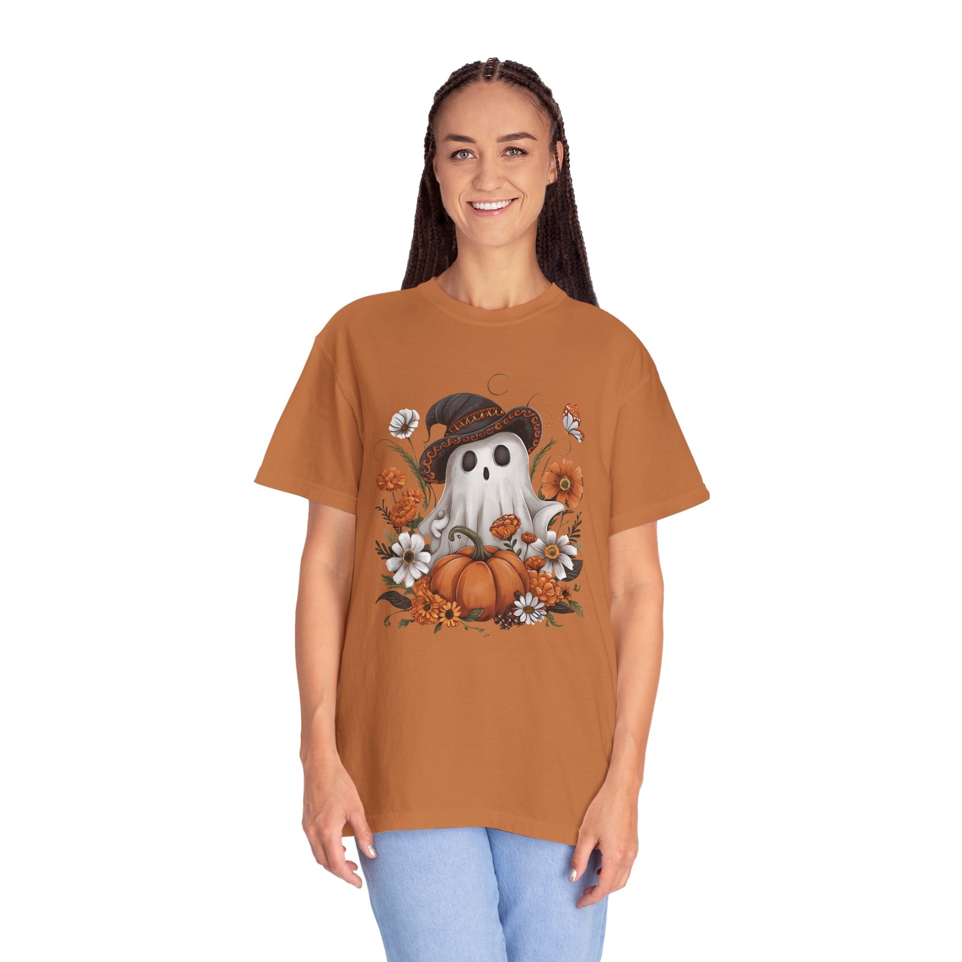 Halloween Ghost Comfort Colors Shirt