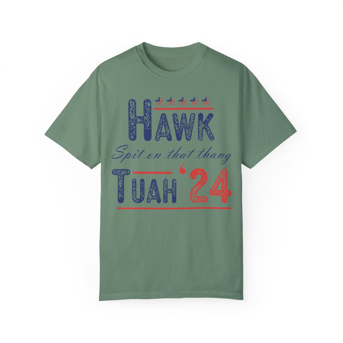 Hawk Tuah 24 Funny Saying Shirt - Spit On That Thang Girl Tee Light Green