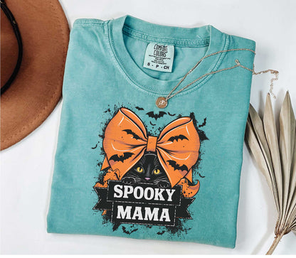 Comfort Colors Halloween Spooky Mama Shirt