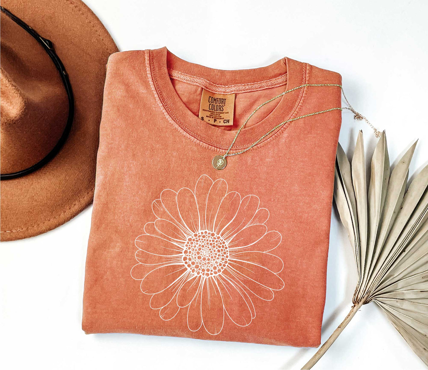 Comfort Colors Daisy Shirt,Cute Boho Wildflower Tshirt