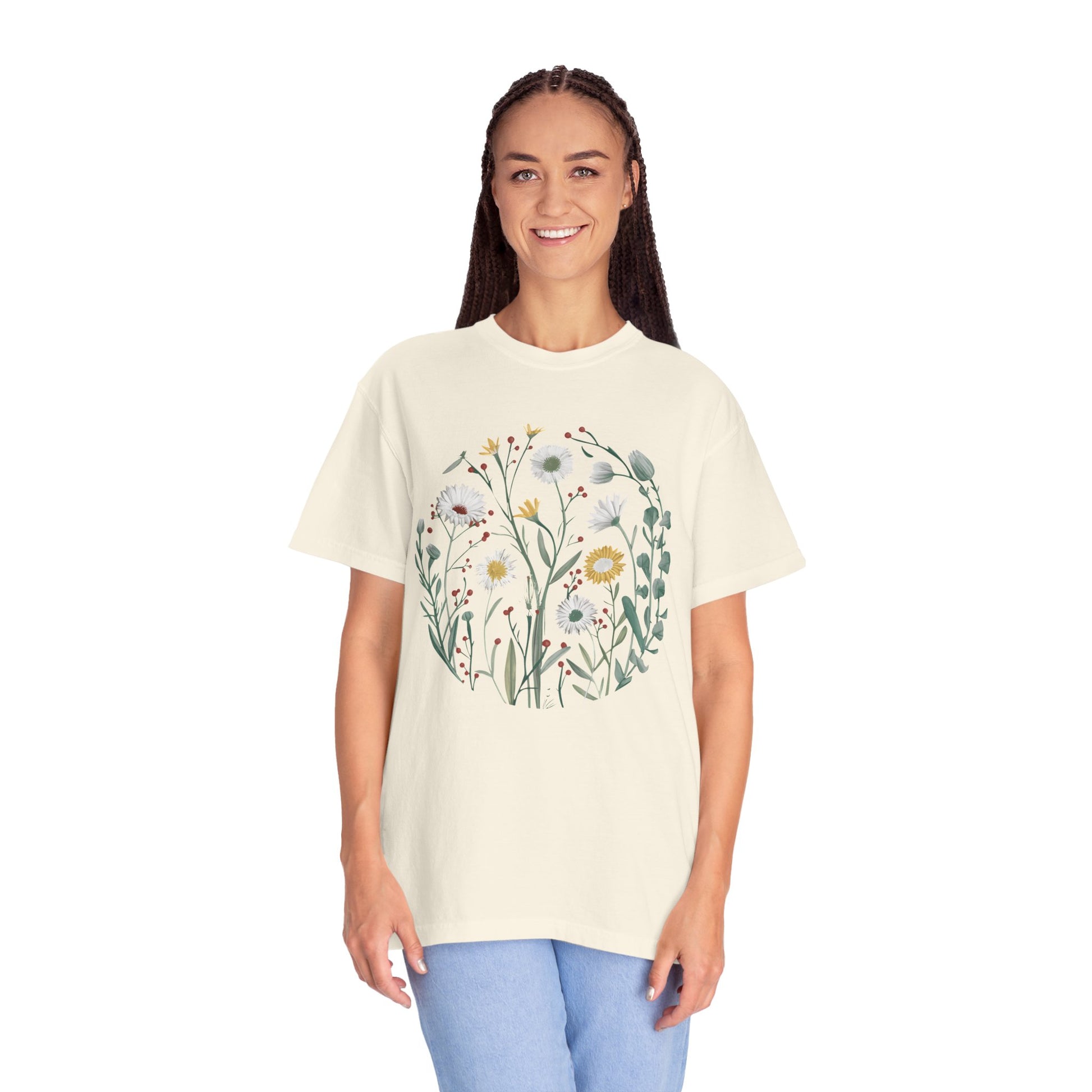 Comfort Colors Wildflower Shirt