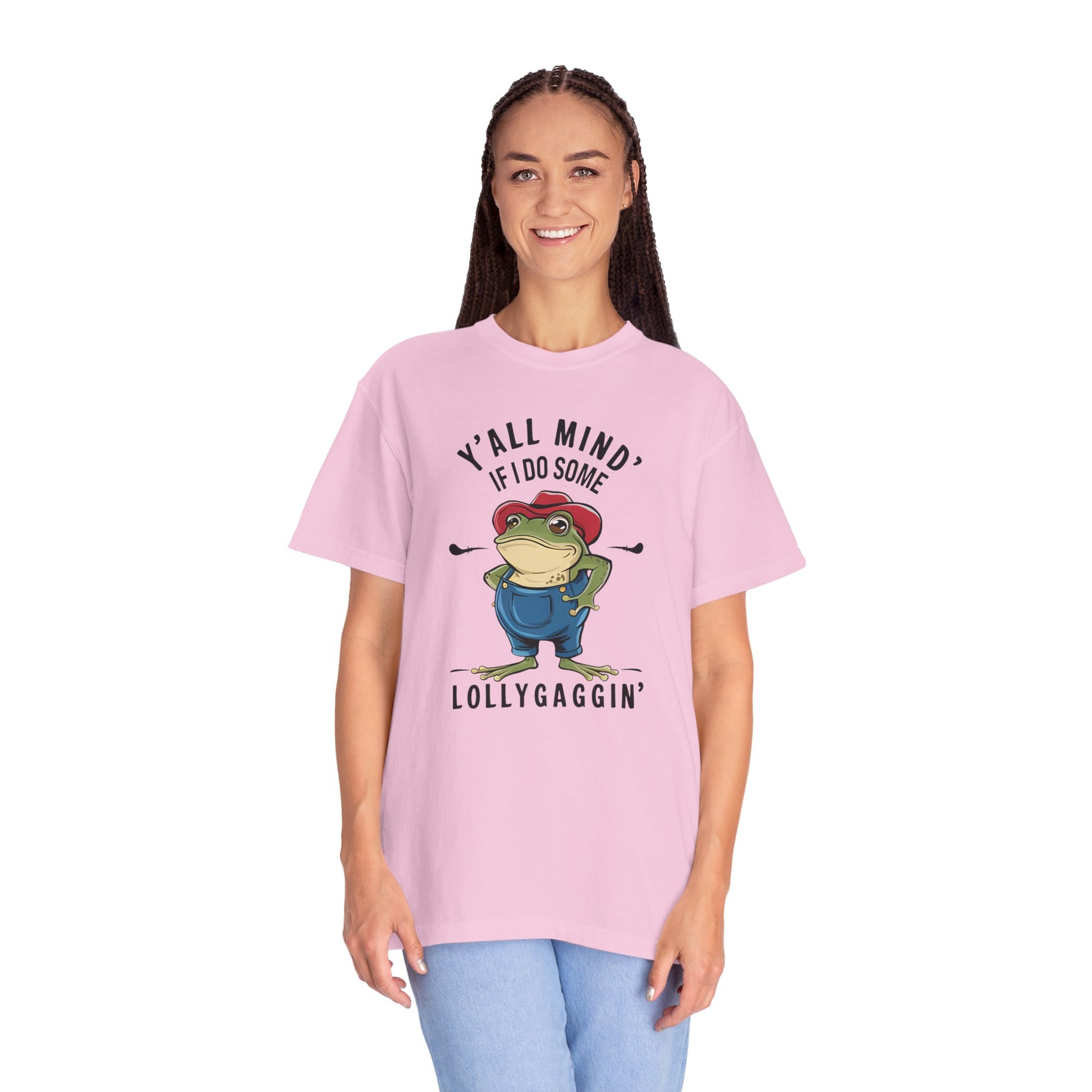 Y'all Mind If I Do Some Lollygagging Funny Frog Tshirt