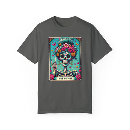 Floral Mama Tour Skeleton Tarot Card Shirt Pepper