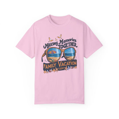 Summer Family Vacation 2024 Making Memories Together Shirt Blossom