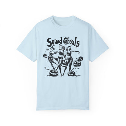 Halloween Squad Ghouls Shirt - Comfort Colors Shirt Chambray