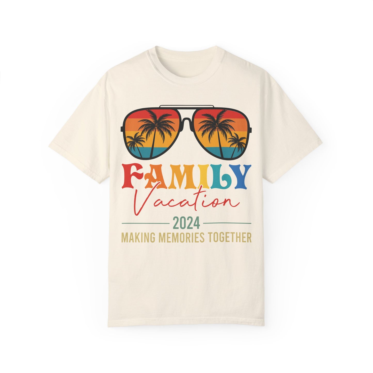 Family Vacation 2024 Making Memories Together Shirt - Family Matching Tees Ivory