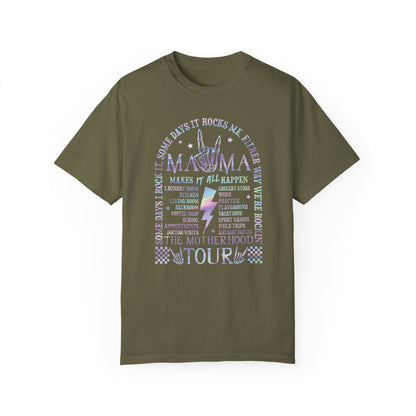 Mama Rock Tour Shirt - The Motherhood Tour Shirt Sage