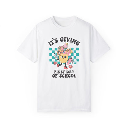 First Day of School Teacher Shirt - Back to School Shirt for Teachers White