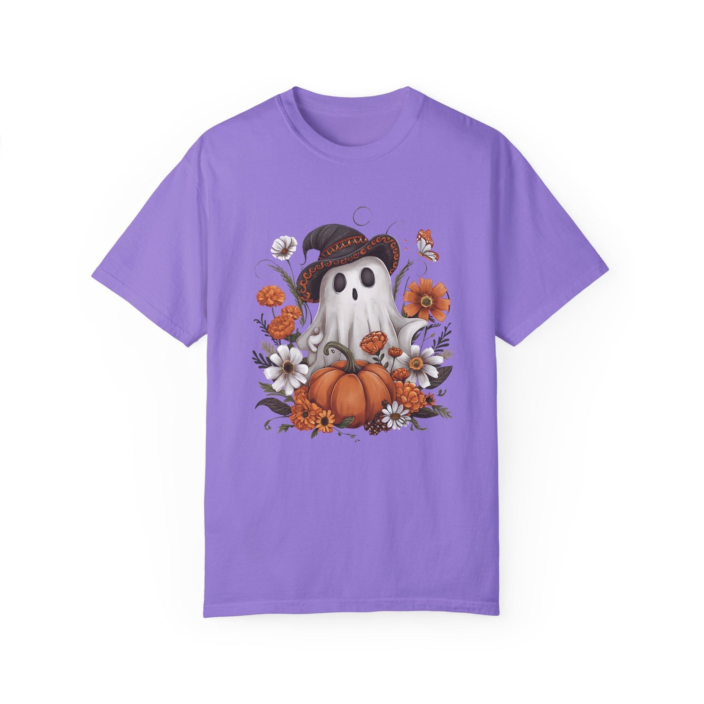 Halloween Ghost Comfort Colors Shirt Violet