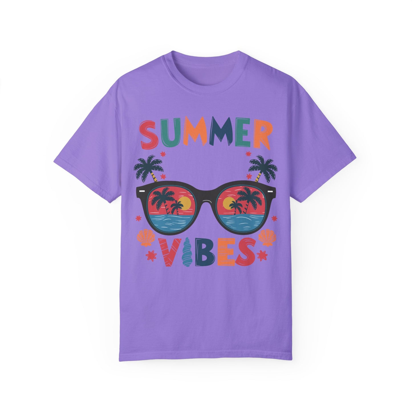 Beach Summer Tropical T-shirt Comfort Colors Violet