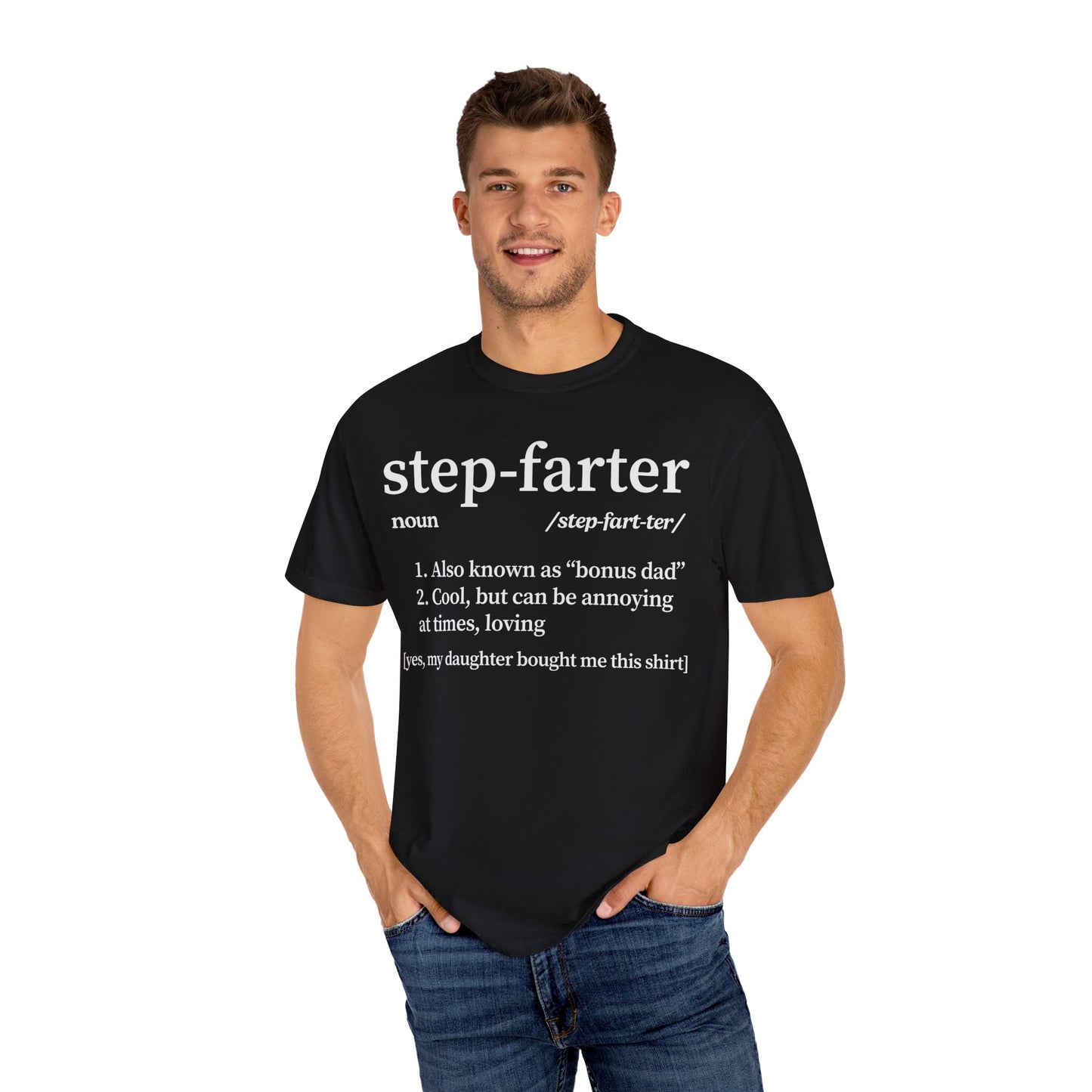 Funny Step Dad Definition Step Farter T-shirt