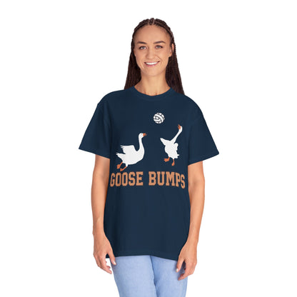 Get Quirky with Our Funny Goose Bumps Geese Volleyball Shirt