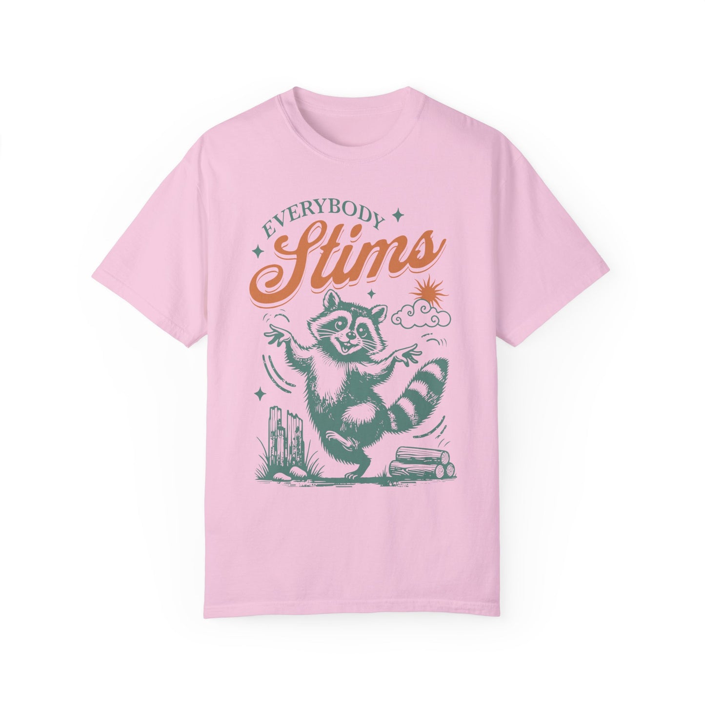 Everybody stims shirt - Neurodiversity Blossom