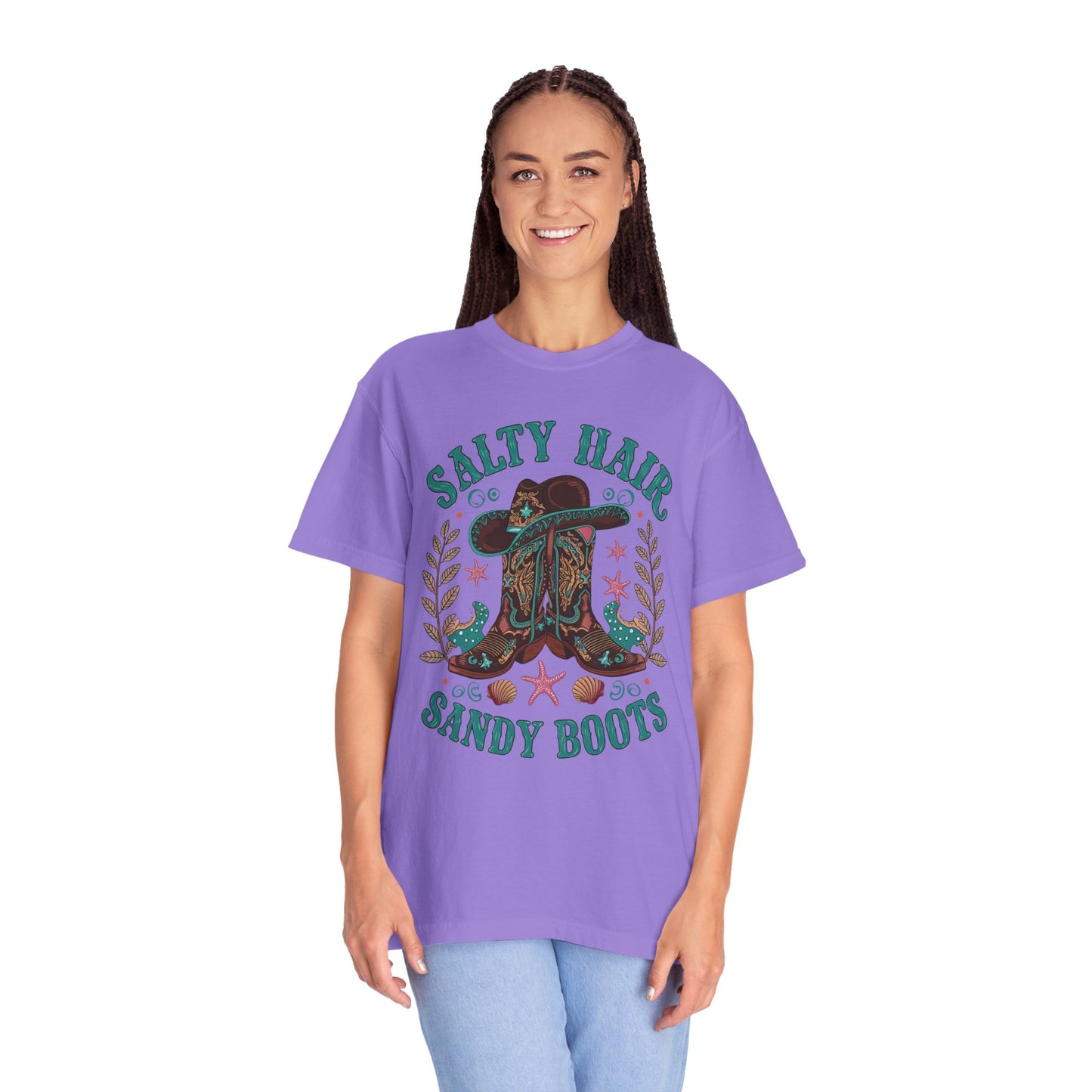 Salty Hair Sandy Boots Western Shirt | Cowboy Beach Fashion