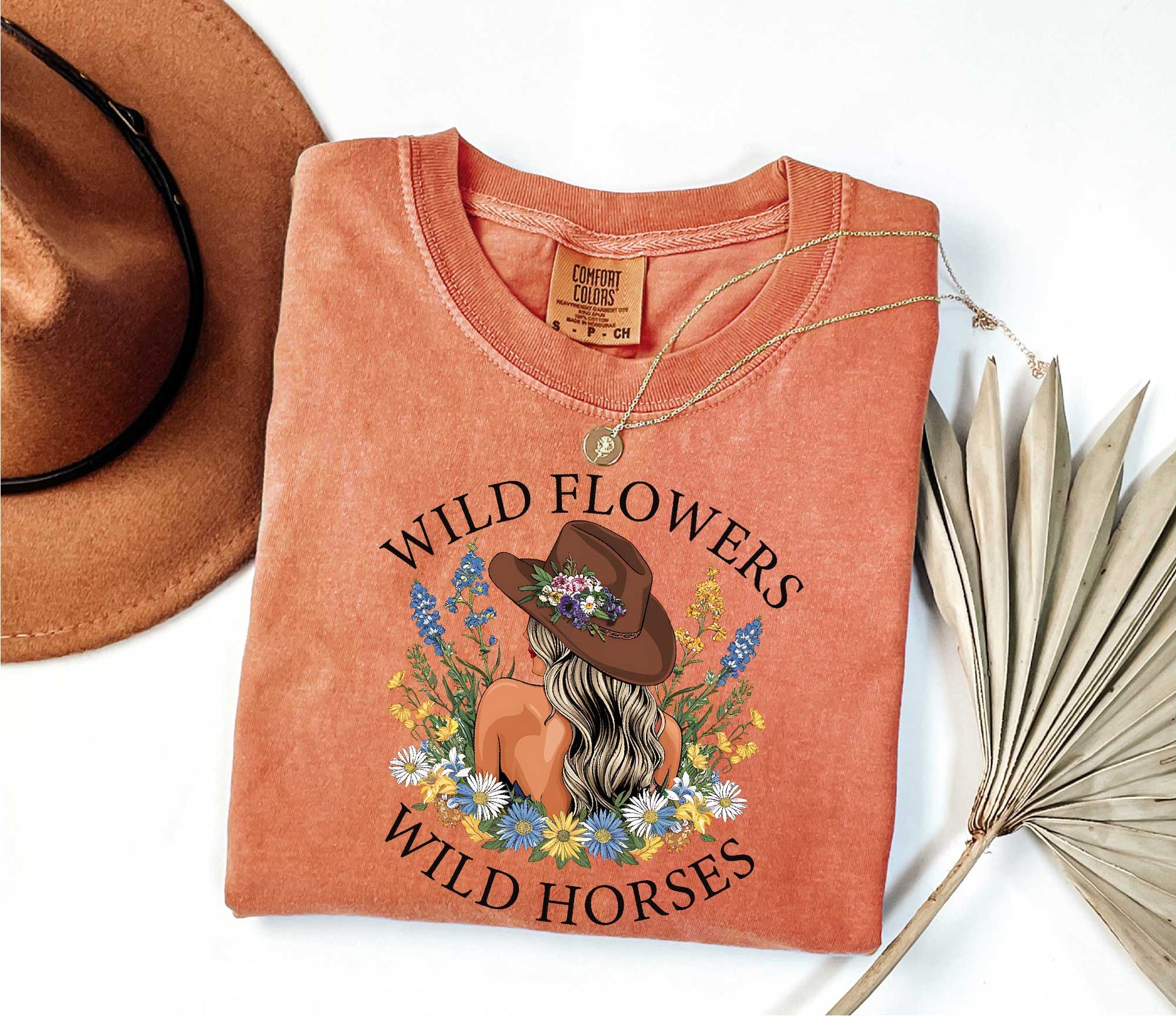 Wild Flowers Shirt, Western Cowgirl Shirt