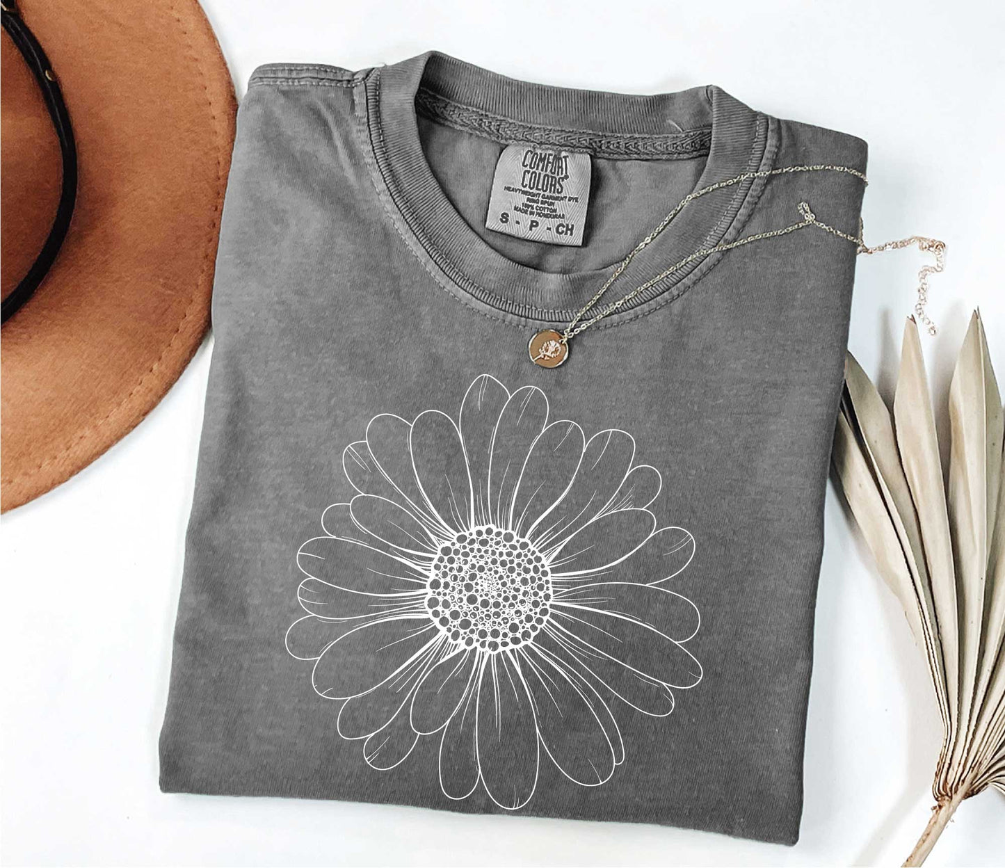 Comfort Colors Daisy Shirt,Cute Boho Wildflower Tshirt