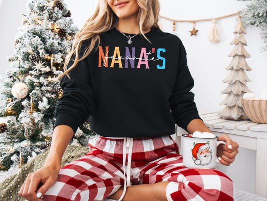 Nana's Favorite, Grandma - Unisex Crewneck Sweatshirt