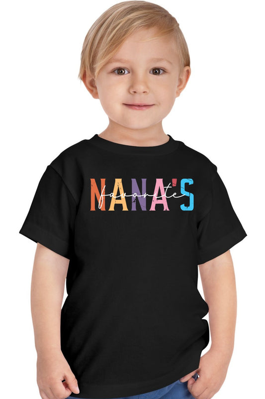 Nana's Favorite, Grandma - Toddler Tee