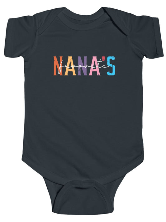 Nana's Favorite, Grandma - Baby Bodysuit