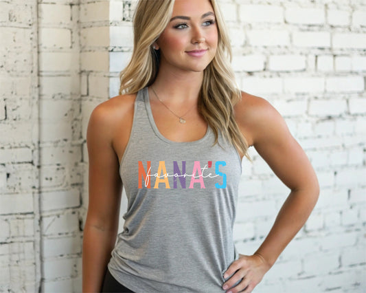 Nana's Favorite, Grandma - Women's Racerback Tank