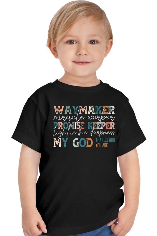 Waymaker Miracle Worker Promise Keeper - Toddler Tee
