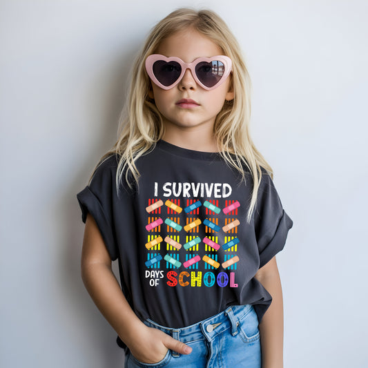 I Survived 100 Days of School - Youth Tee