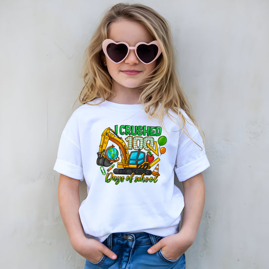 I Crushed 100 Days of School - Youth Tee