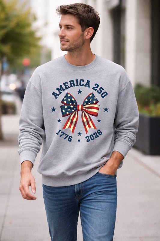America 250 Shirt | USA 250th Anniversary Tee | 1776-2026 Patriotic Gift - Unisex Crewneck Sweatshirt