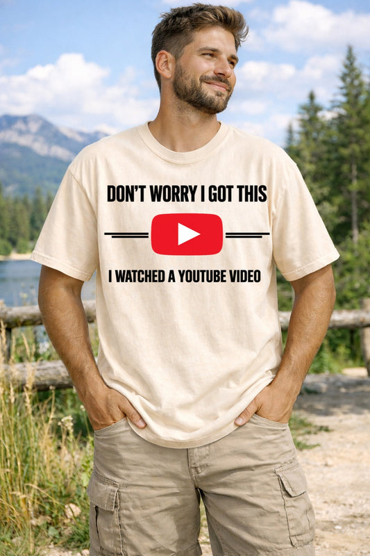 Retro Style Don't Worry I Got This Shirt - Humorous DIY Project Apparel - Unisex Comfort Colors T-shirt
