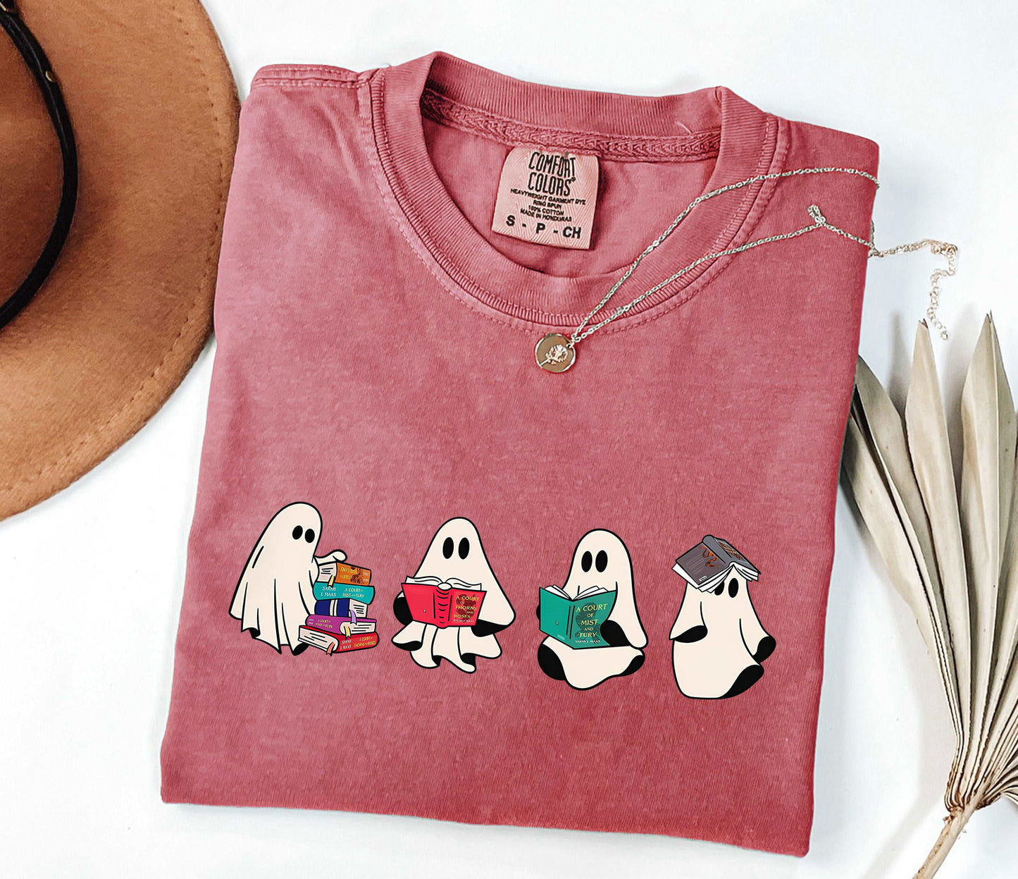 Acotar Ghost SJM Book Reader Shirt - ByBoboTee