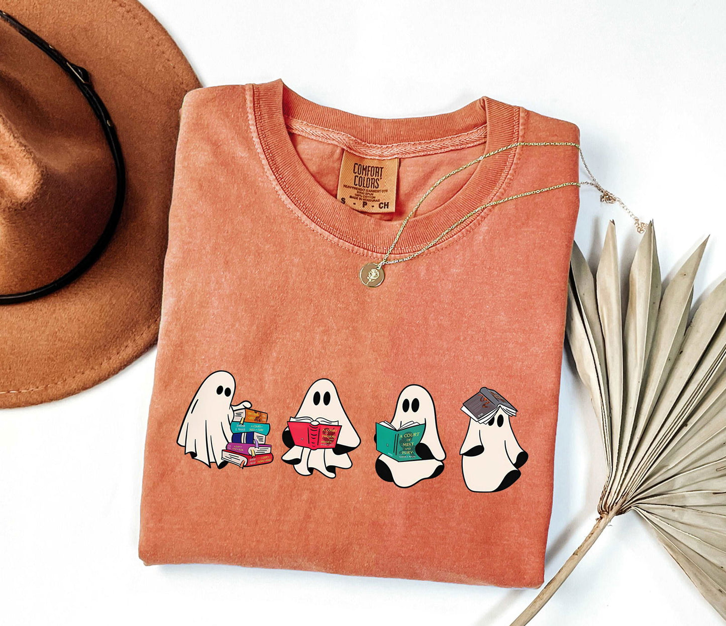Acotar Ghost SJM Book Reader Shirt - ByBoboTee